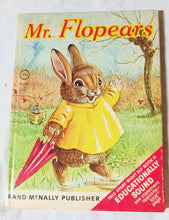 Load image into Gallery viewer, Mr Flopears A Rainy Adventure Racey Helps Rand McNally Elf Book 1969 - TulipStuff
