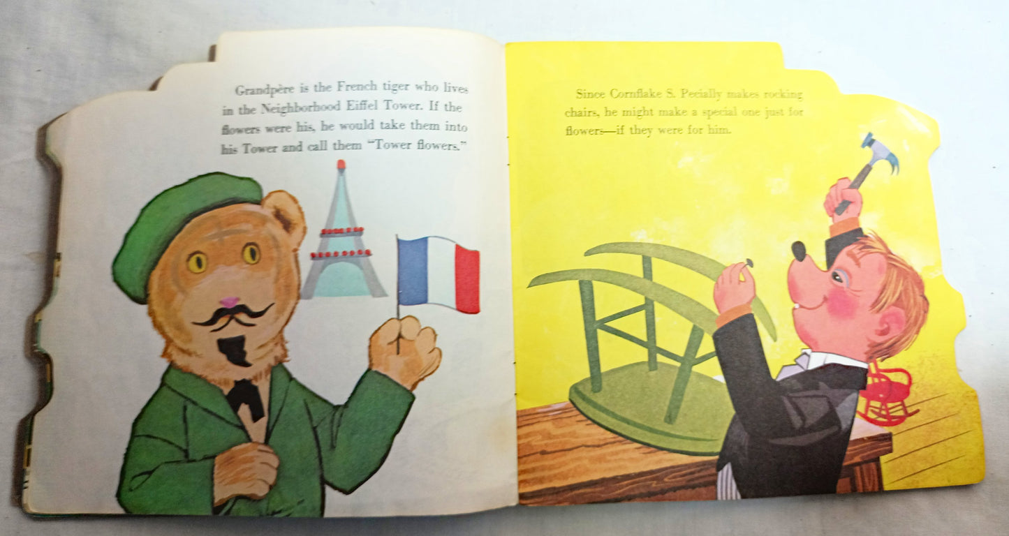 Mister Rogers Neighborhood Trolley Golden Shape Book 1974 - TulipStuff
