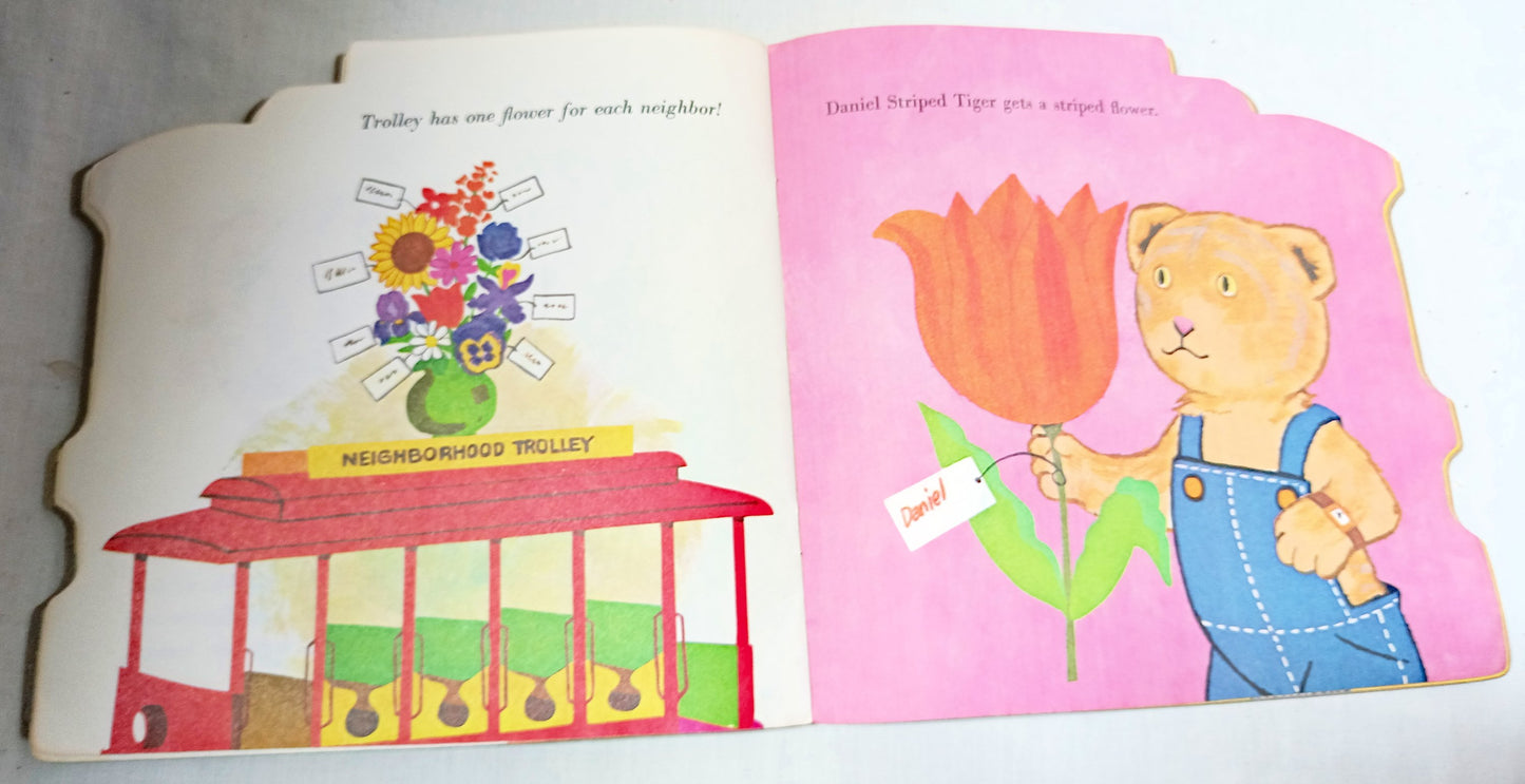 Mister Rogers Neighborhood Trolley Golden Shape Book 1974 - TulipStuff