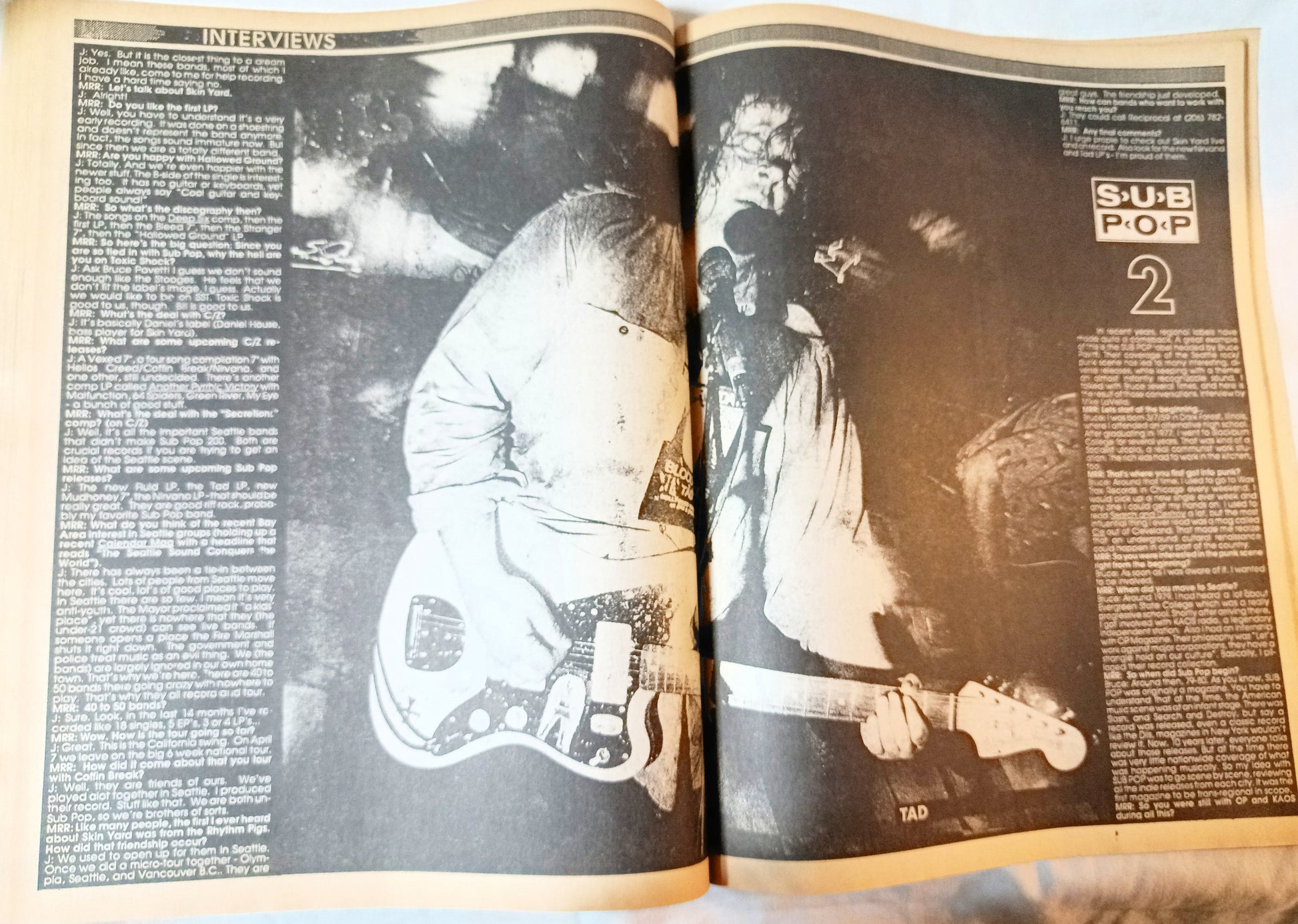 Maximum Rock N Roll Issue 75 August 1989 Gwar Sub Pop Punkzine - TulipStuff