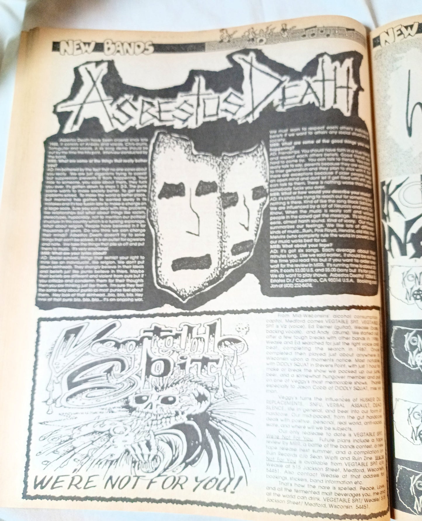 Maximum Rock N Roll Issue 75 August 1989 Gwar Sub Pop Punkzine - TulipStuff