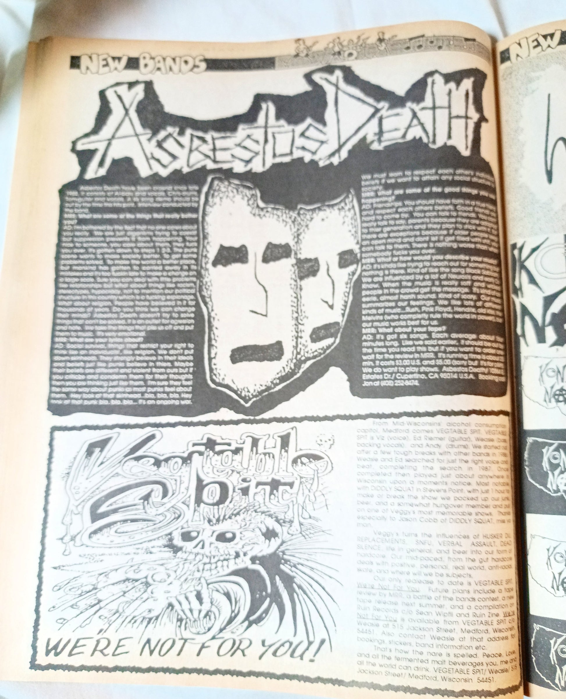 Maximum Rock N Roll Issue 75 August 1989 Gwar Sub Pop Punkzine - TulipStuff
