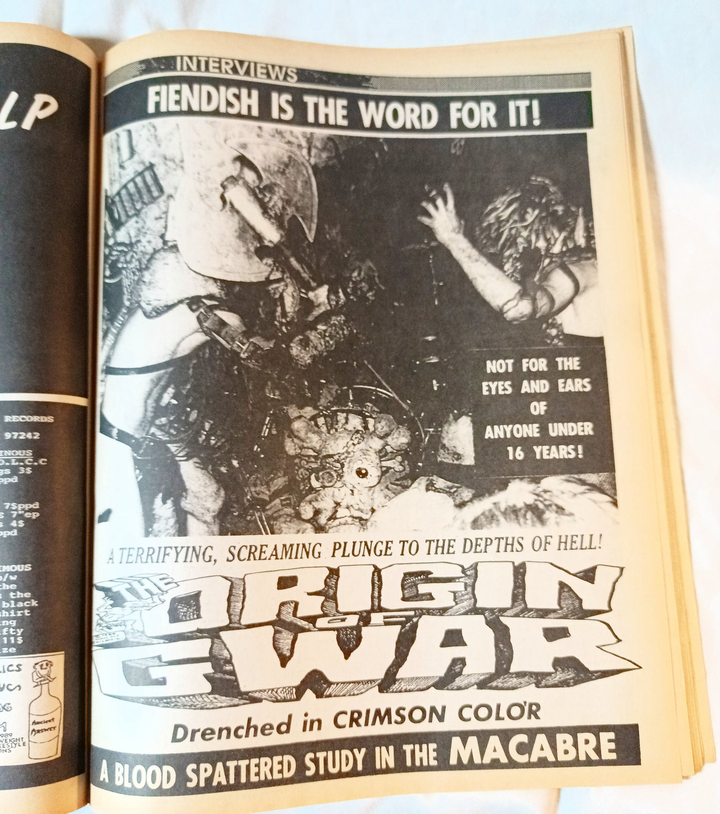 Maximum Rock N Roll Issue 75 August 1989 Gwar Sub Pop Punkzine - TulipStuff