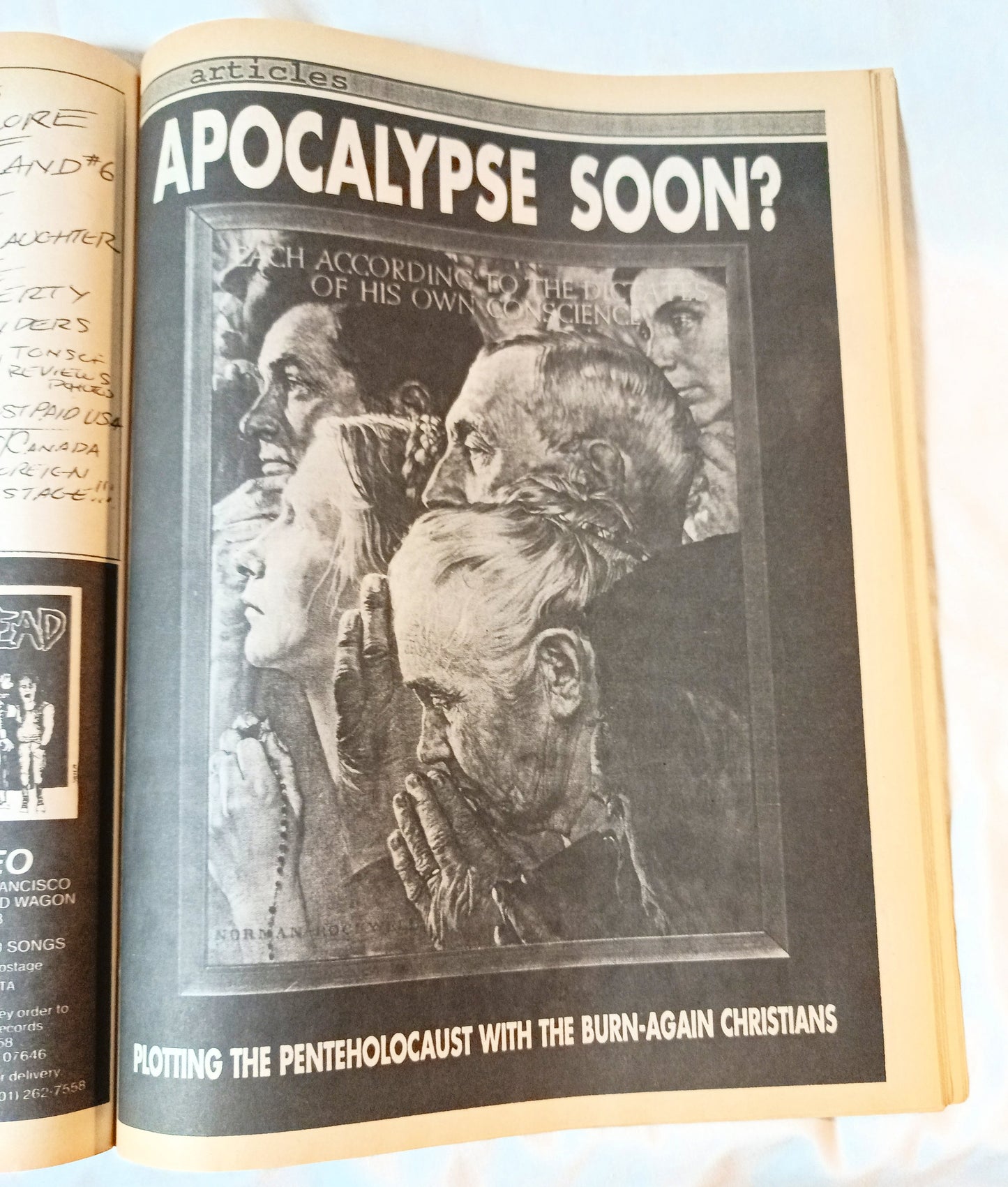 Maximum Rock N Roll Issue 75 August 1989 Gwar Sub Pop Punkzine - TulipStuff