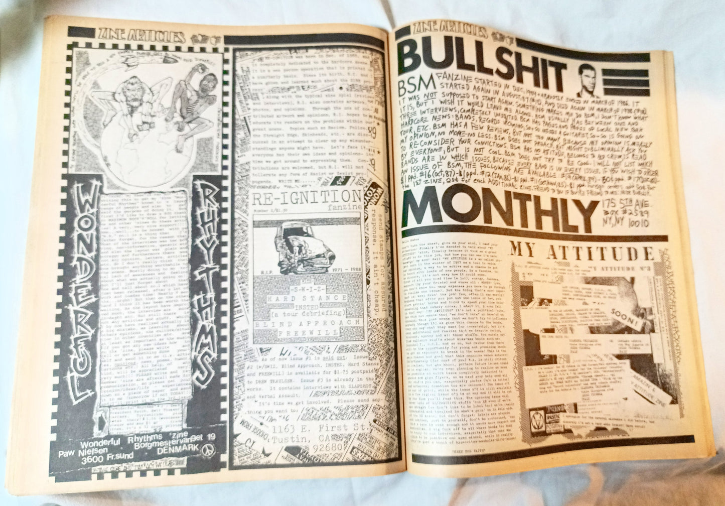 Maximum Rock N Roll Issue 75 August 1989 Gwar Sub Pop Punkzine - TulipStuff