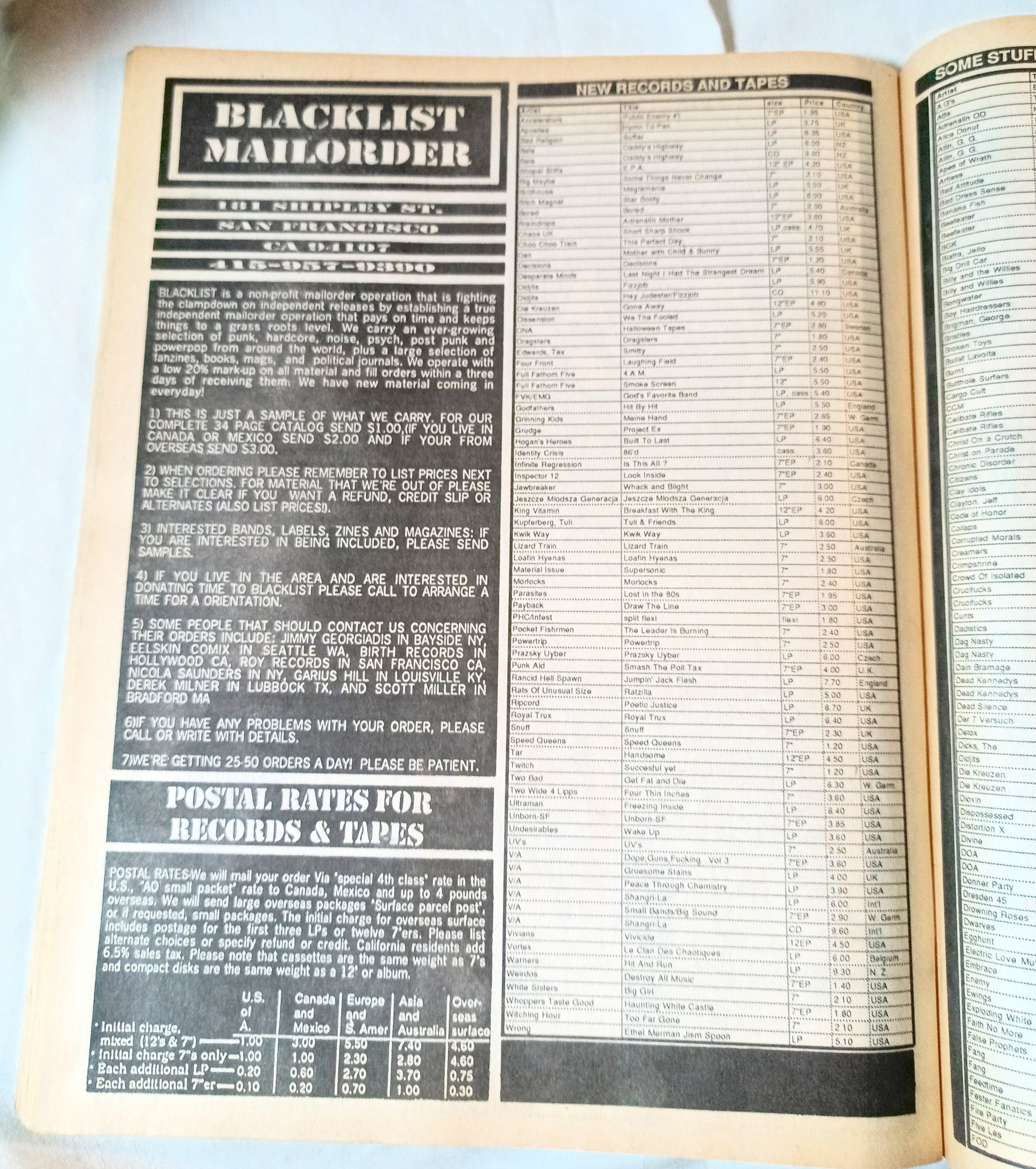 Maximum Rock N Roll Issue 75 August 1989 Gwar Sub Pop Punkzine - TulipStuff