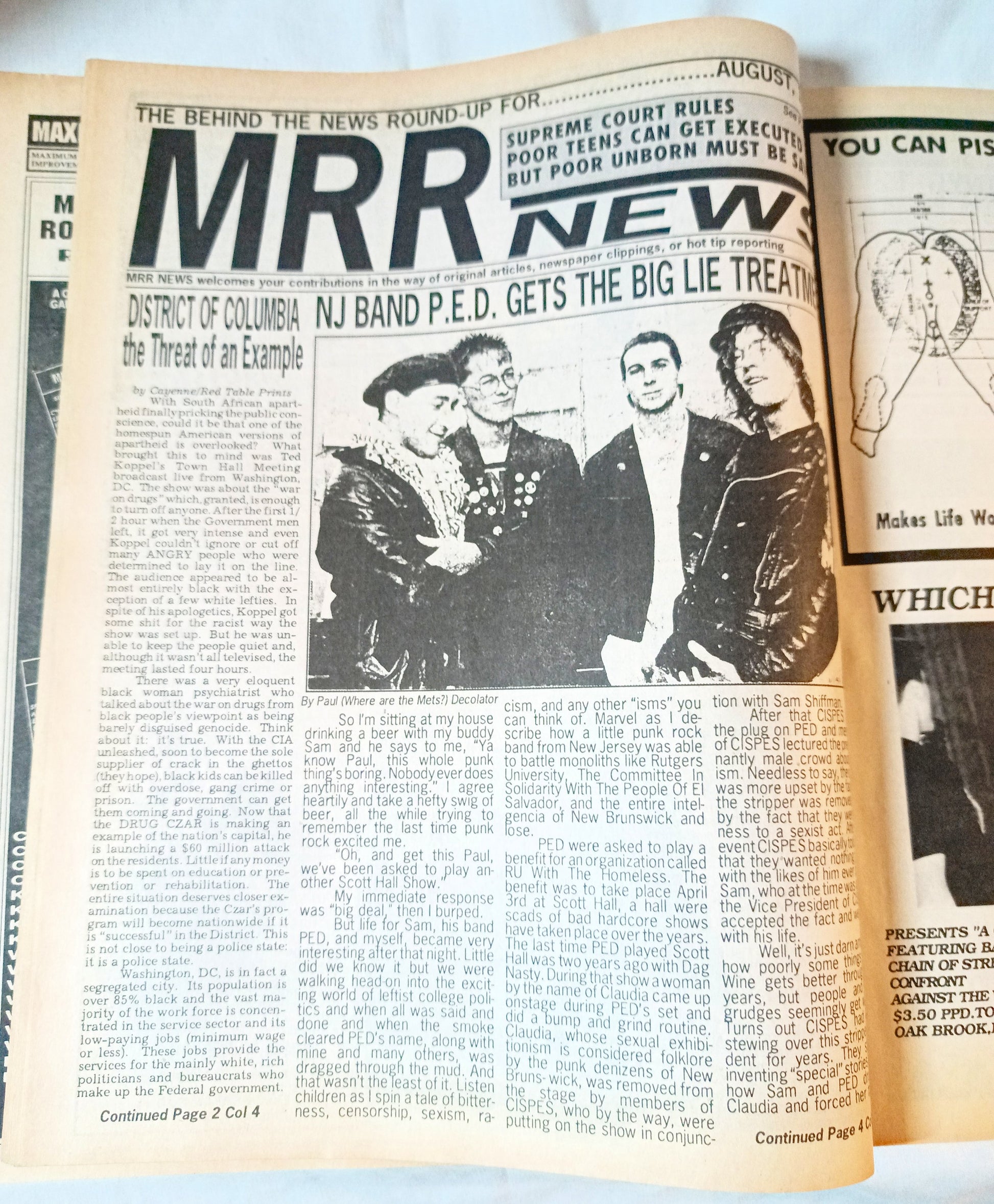 Maximum Rock N Roll Issue 75 August 1989 Gwar Sub Pop Punkzine - TulipStuff