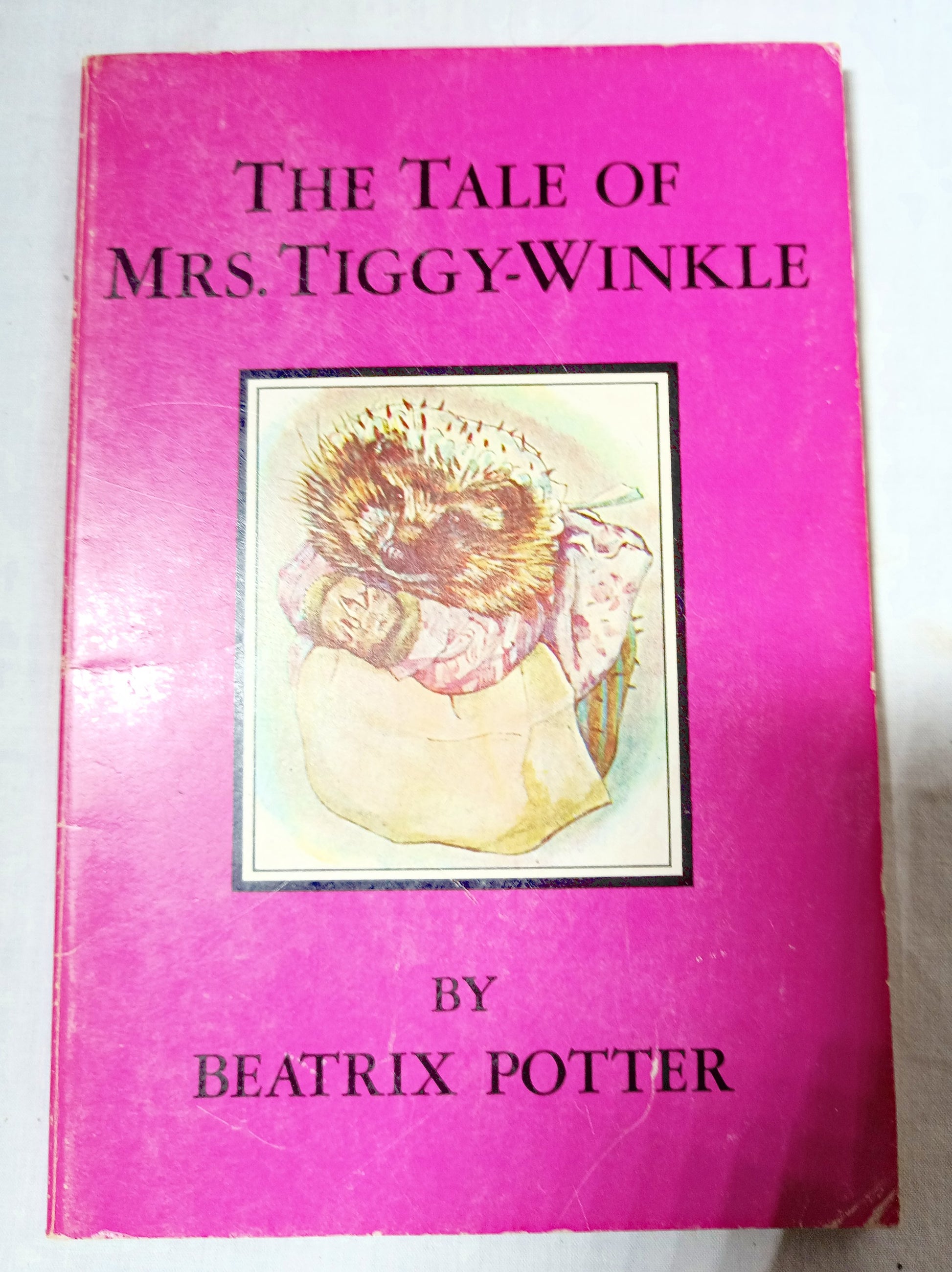 The Tale of Mrs Tiggly-Winkle Beatrix Potter Paperback Grolier 1970's - TulipStuff