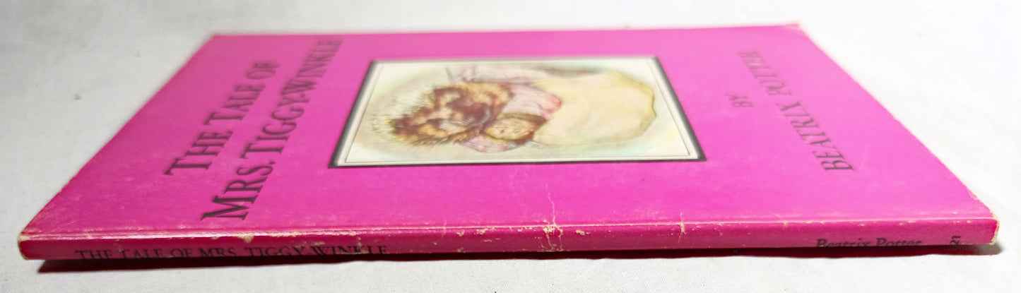 The Tale of Mrs Tiggly-Winkle Beatrix Potter Paperback Grolier 1970's - TulipStuff