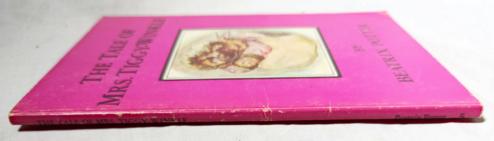 The Tale of Mrs Tiggly-Winkle Beatrix Potter Paperback Grolier 1970's - TulipStuff