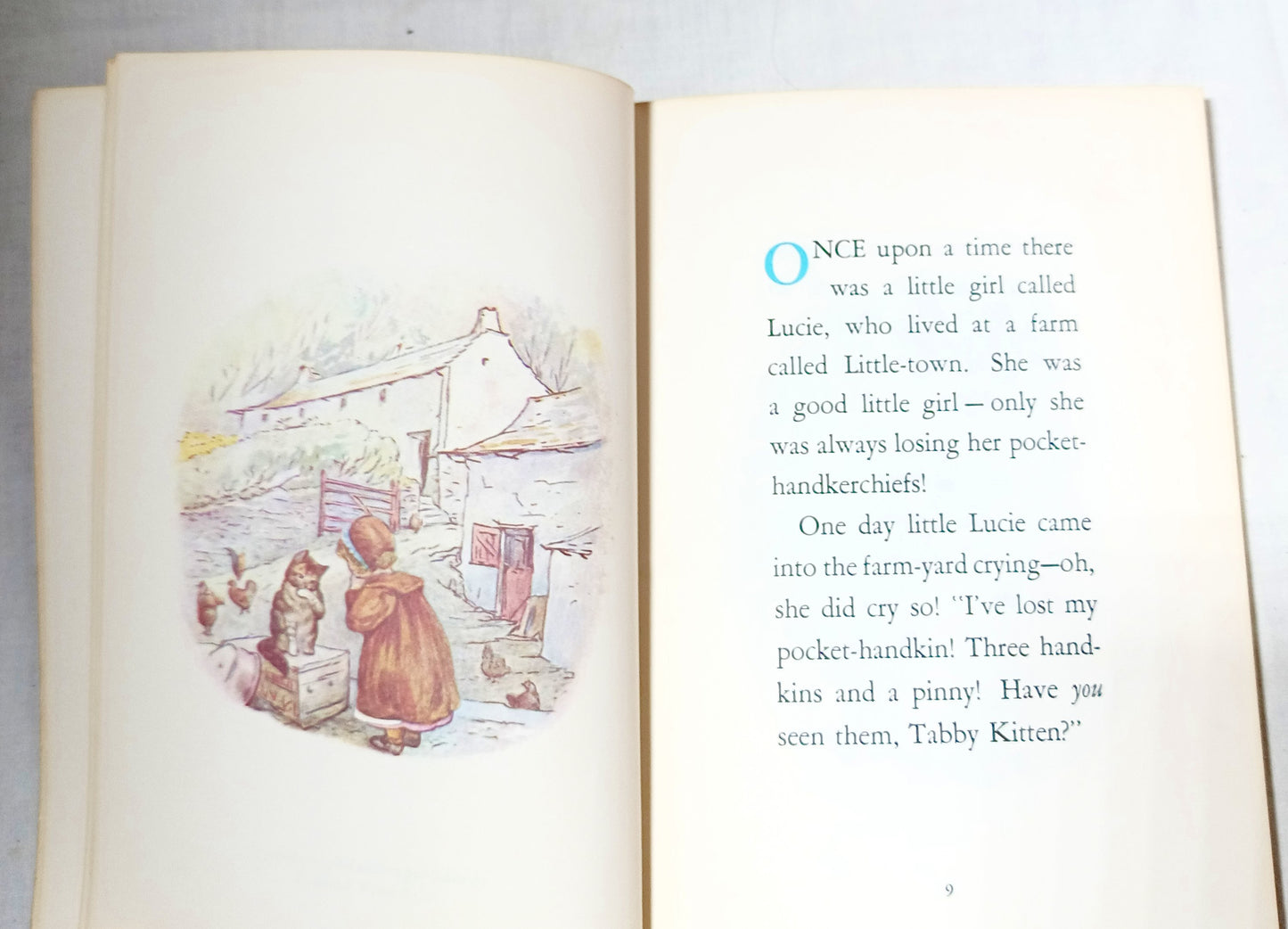 The Tale of Mrs Tiggly-Winkle Beatrix Potter Paperback Grolier 1970's - TulipStuff