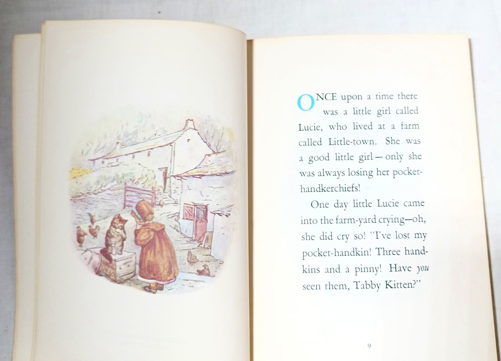 The Tale of Mrs Tiggly-Winkle Beatrix Potter Paperback Grolier 1970's - TulipStuff