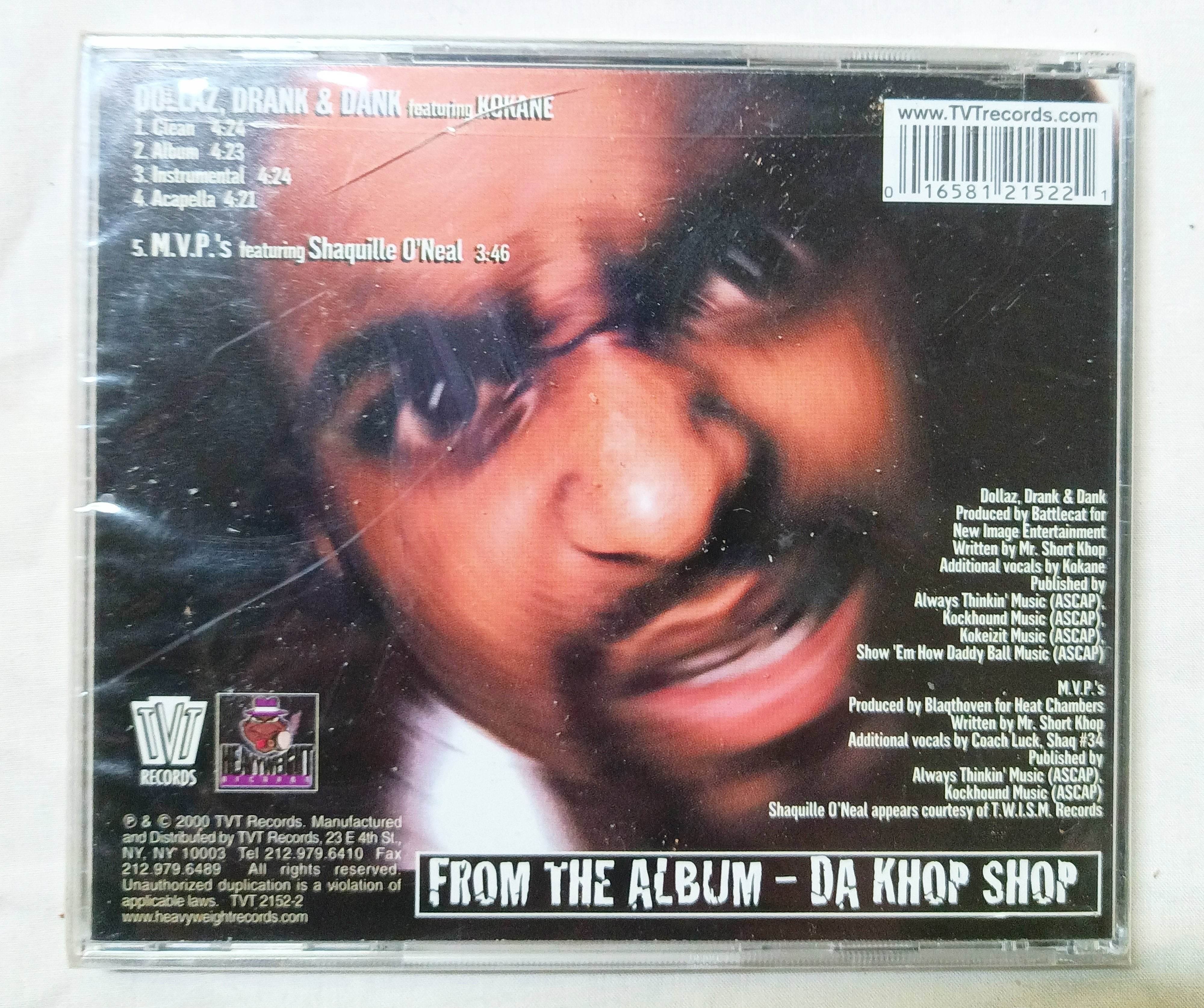Mr Short Khop Dollar Drank & Dank Gangsta Rap MaxiSingle CD