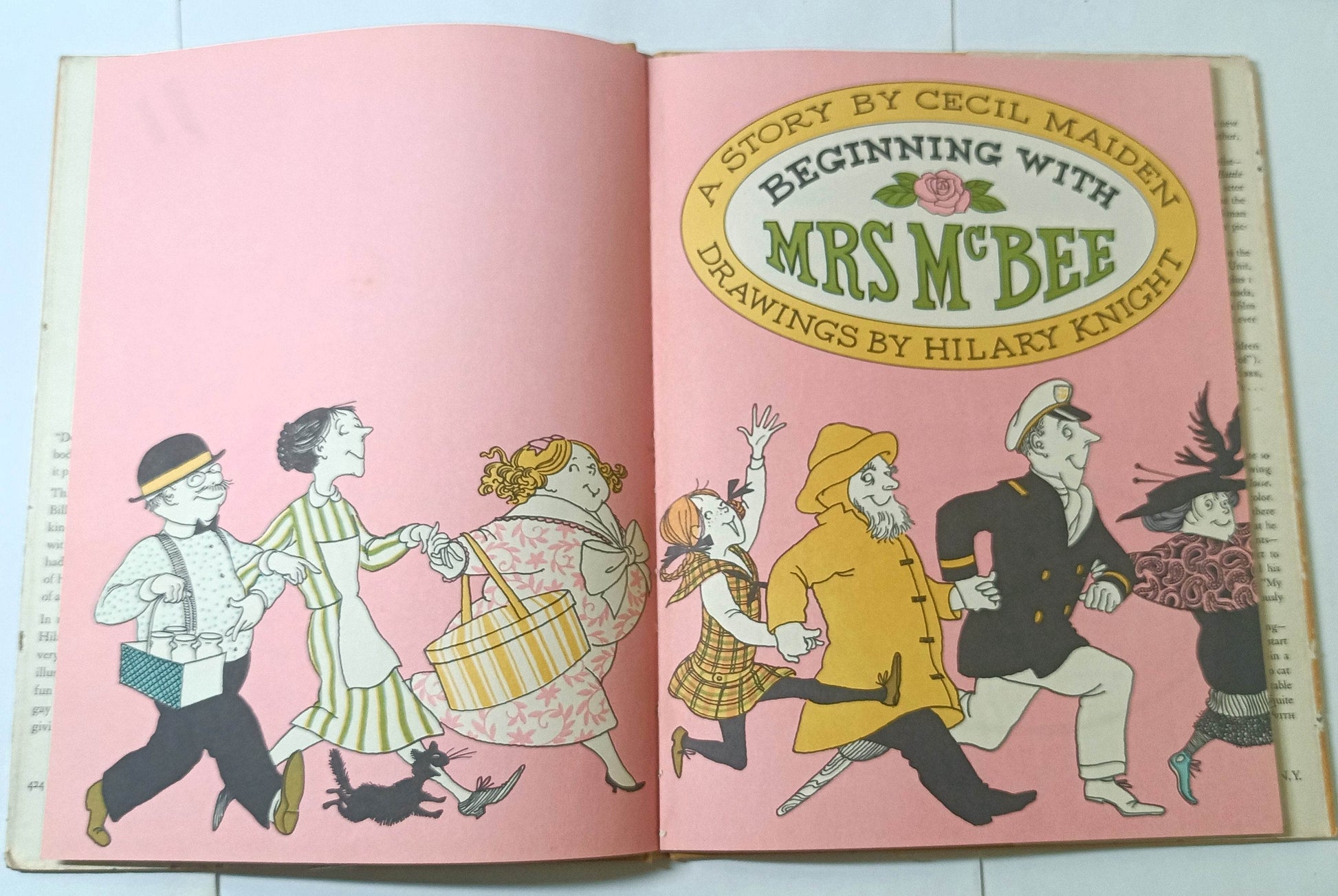 Beginning With Mrs McBee Cecil Maiden Hardcover Vanguard Press 1960 - TulipStuff