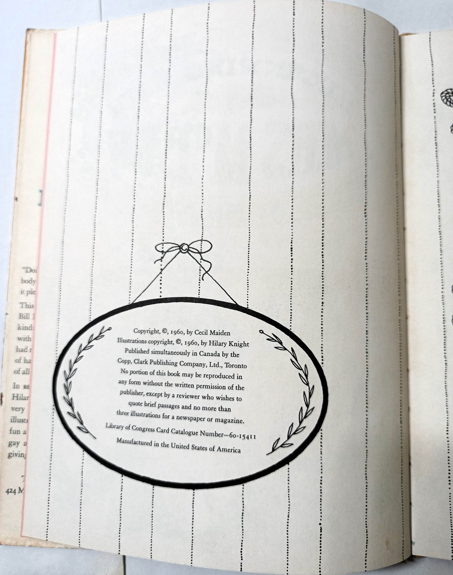 Beginning With Mrs McBee Cecil Maiden Hardcover Vanguard Press 1960 - TulipStuff