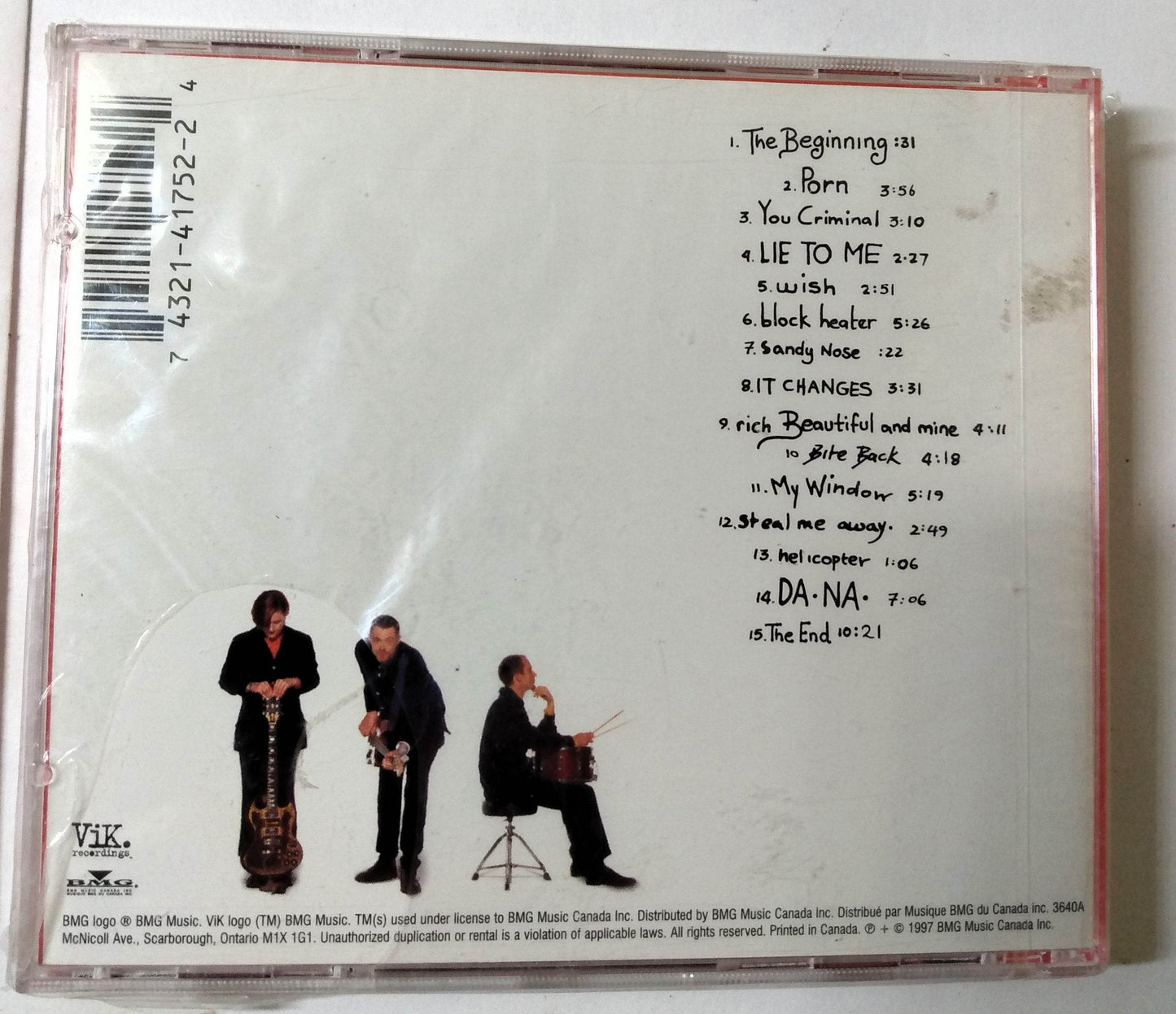 Mrs Torrance I'm The Bird Canadian Alternative Rock Album CD 1997 - TulipStuff