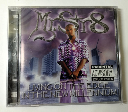 Mr.Str8 Living On The Edge In The New Millennium Gangsta Album CD 1999 - TulipStuff