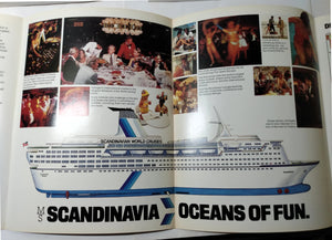 Scandinavian World Cruises ms Scandinavia 1983 NY Bahamas Brochure - TulipStuff