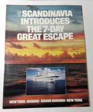 Load image into Gallery viewer, Scandinavian World Cruises ms Scandinavia 1983 NY Bahamas Brochure - TulipStuff
