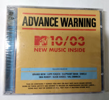 Load image into Gallery viewer, MTV Presents Advance Warning: 10/03 Rock Rap Punk RnB Album CD 2003 - TulipStuff
