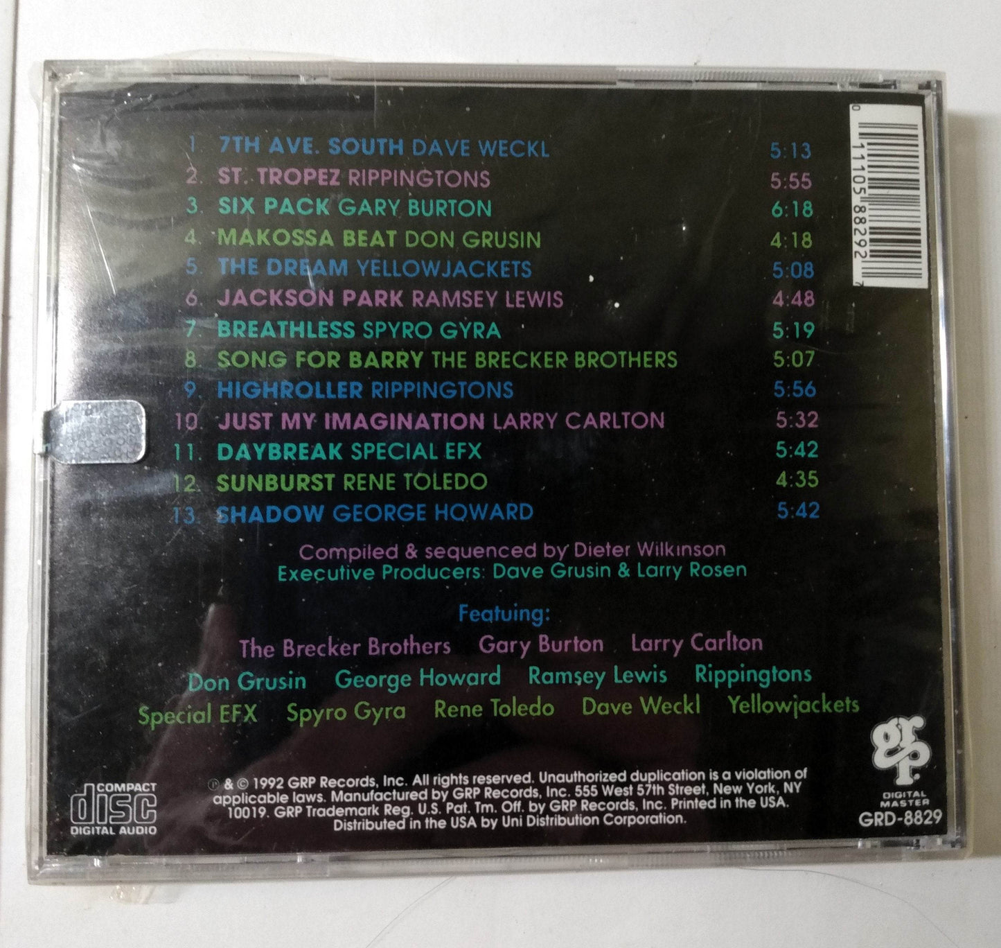 Musicland & GRP Got What's Hot In Smooth Jazz Funk Compilation CD 1992 - TulipStuff