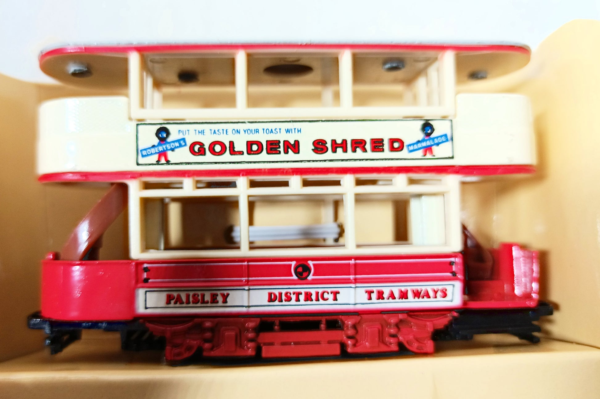 Matchbox Y-15 Models of Yesteryear Preston Tramcar Golden Shred - TulipStuff