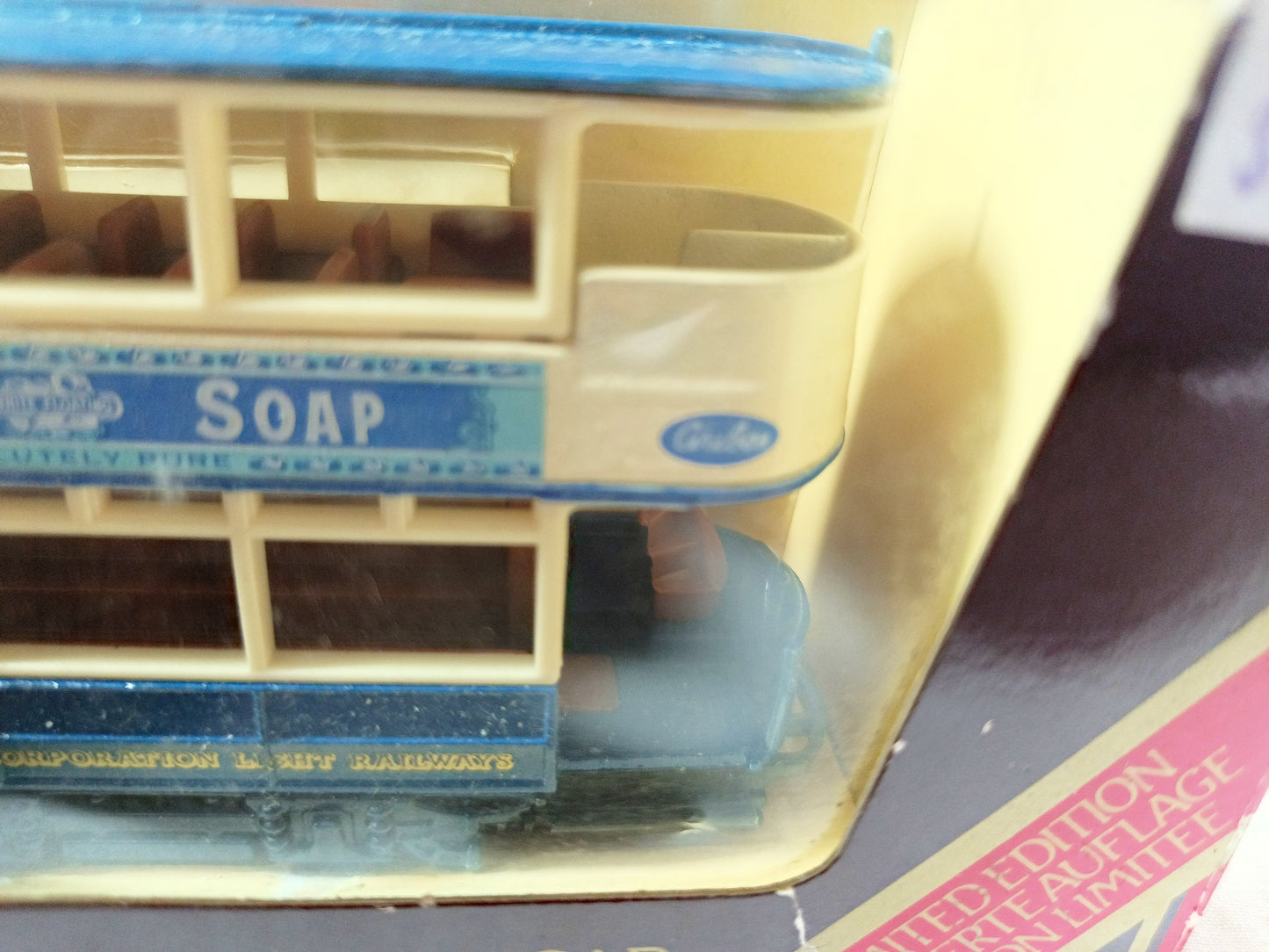 Matchbox Y-15 Models of Yesteryear Preston Tramcar Swan Soap - TulipStuff