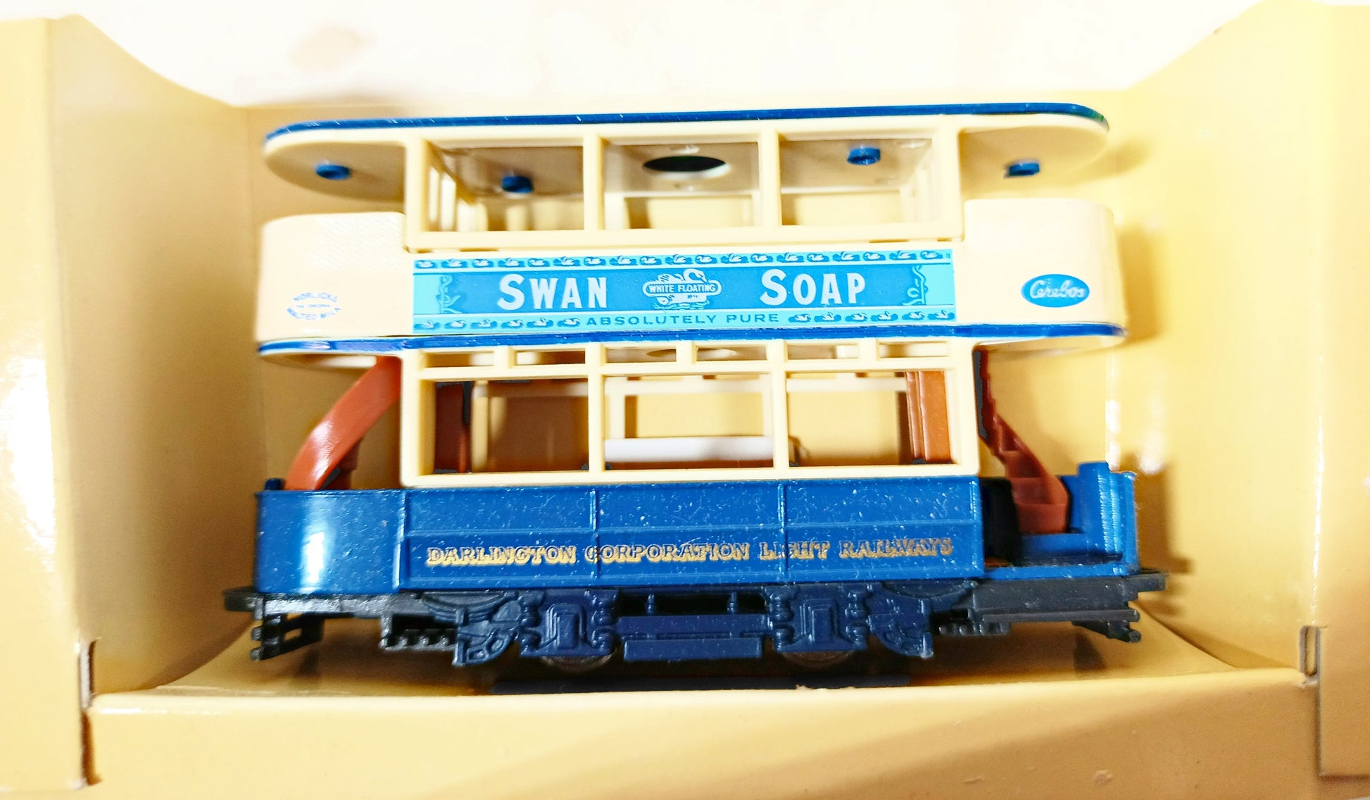 Matchbox Y-15 Models of Yesteryear Preston Tramcar Swan Soap - TulipStuff