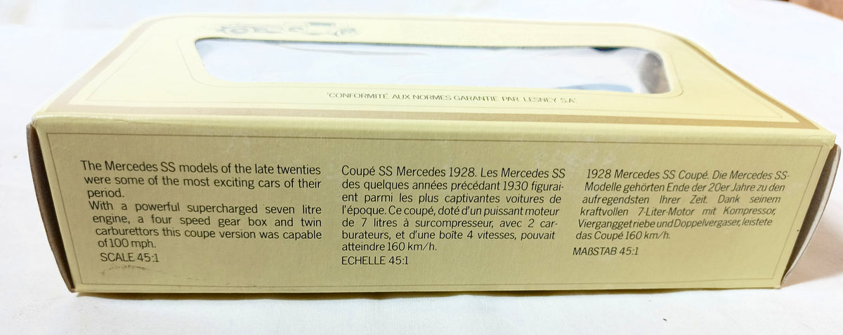 Lesney Matchbox Y16 Models of Yesteryear 1928 Mercedes SS Coupe - TulipStuff