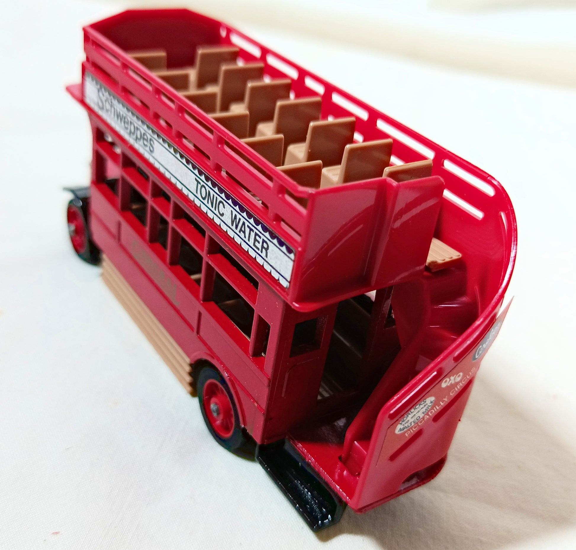 Matchbox Y23 Models of Yesteryear 1922 AEC S Type Omnibus Schweppes - TulipStuff