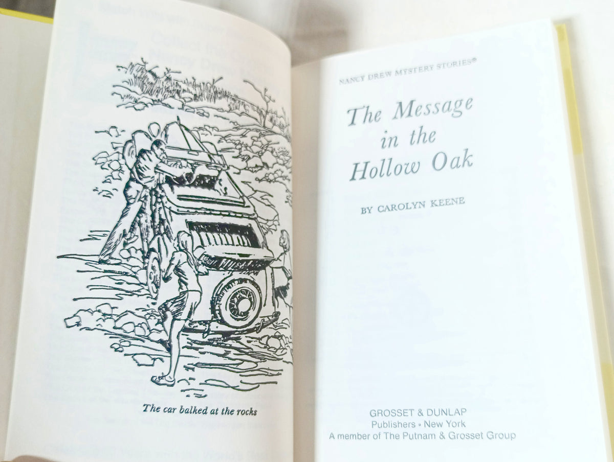 Nancy Drew Mystery Stories #12 The Message In The Hollow Oak 2000 - TulipStuff