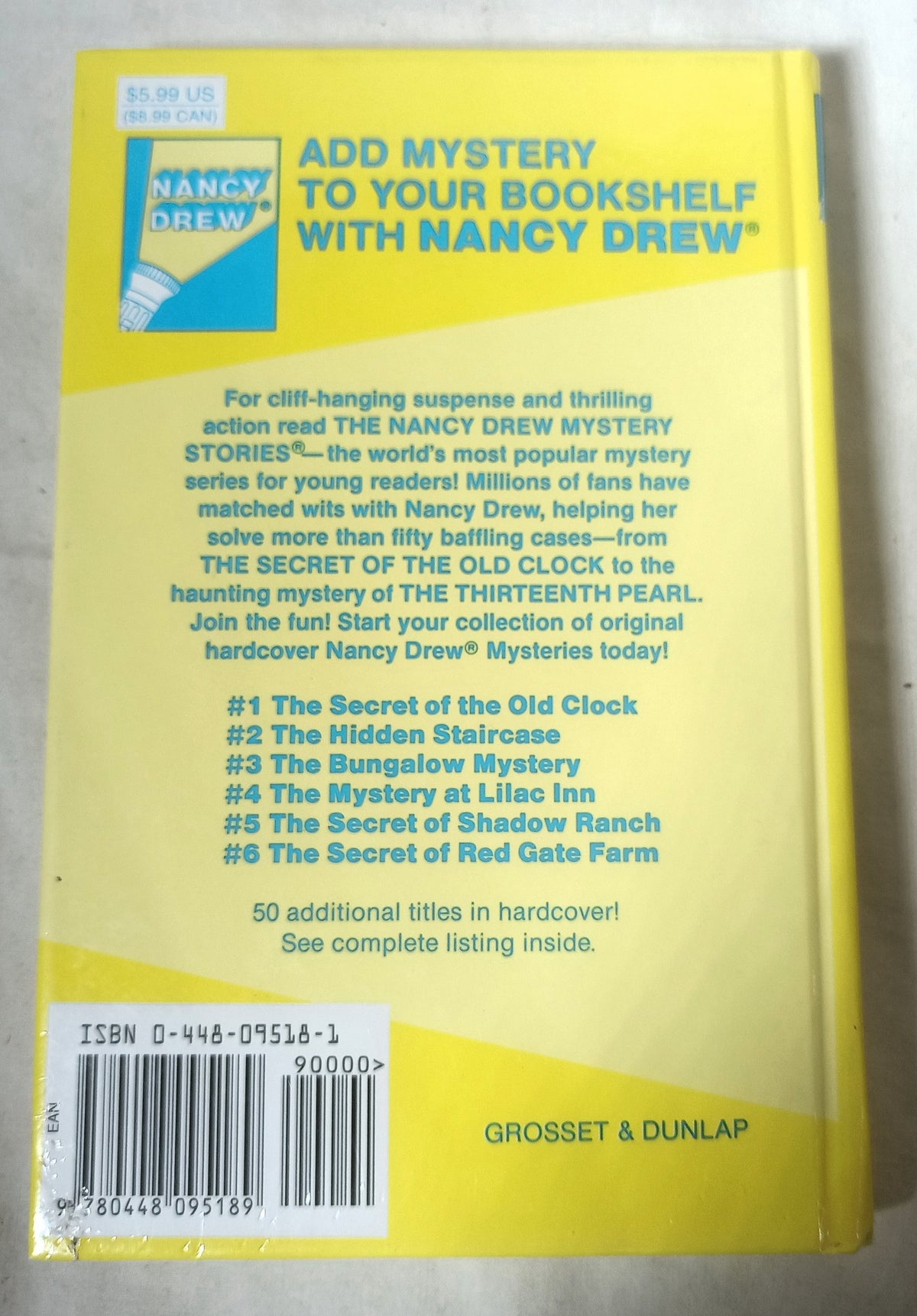 Nancy Drew Mystery 18 The Mystery at the Moss-Covered Mansion 2001 - TulipStuff