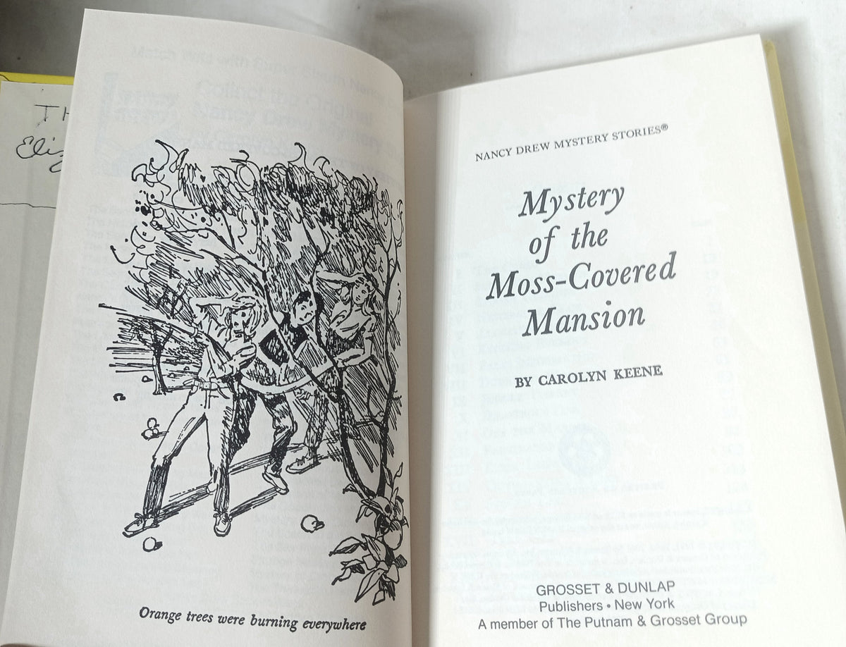 Nancy Drew Mystery 18 The Mystery at the Moss-Covered Mansion 2001 - TulipStuff