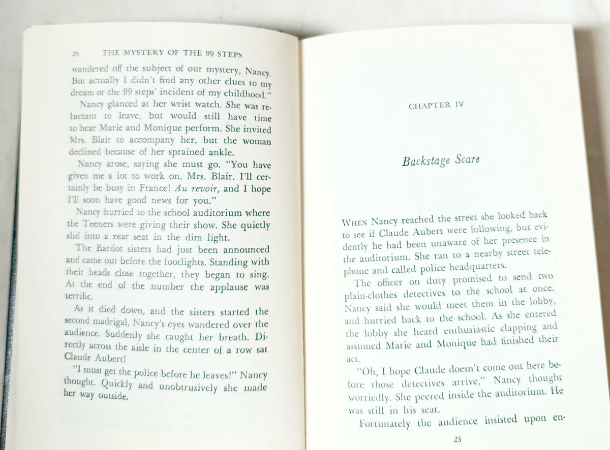 The Mystery Of The 99 Steps Nancy Drew Mystery #43 Carolyn Keene 1974 - TulipStuff
