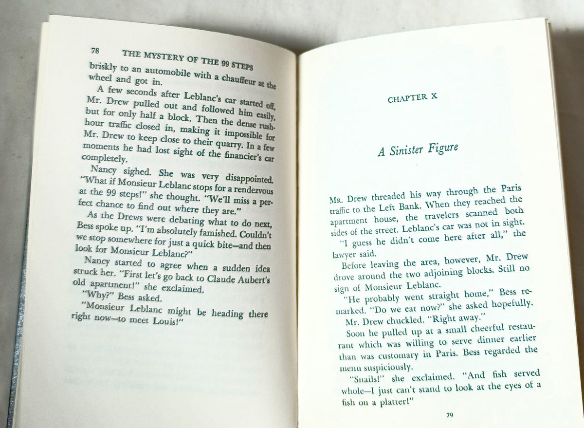 The Mystery Of The 99 Steps Nancy Drew Mystery #43 Carolyn Keene 1974 - TulipStuff