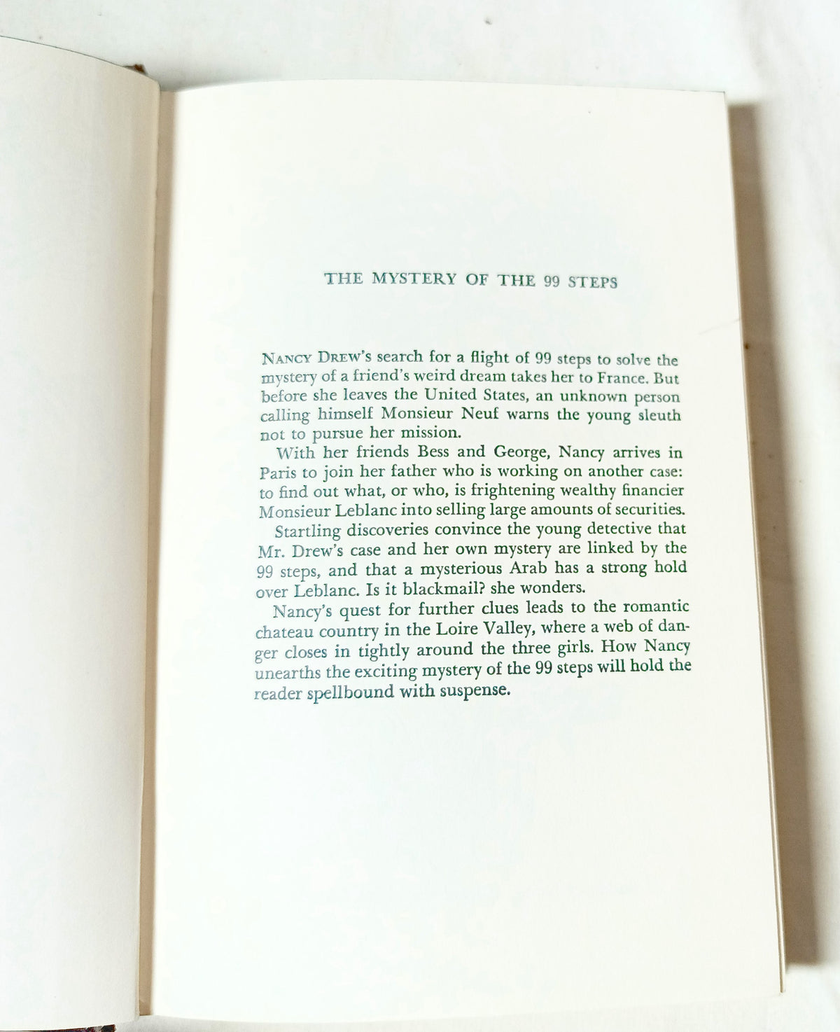 The Mystery Of The 99 Steps Nancy Drew Mystery #43 Carolyn Keene 1974 - TulipStuff