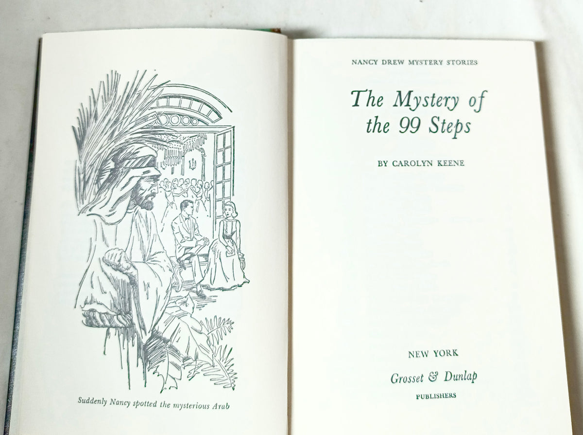 The Mystery Of The 99 Steps Nancy Drew Mystery #43 Carolyn Keene 1974 - TulipStuff
