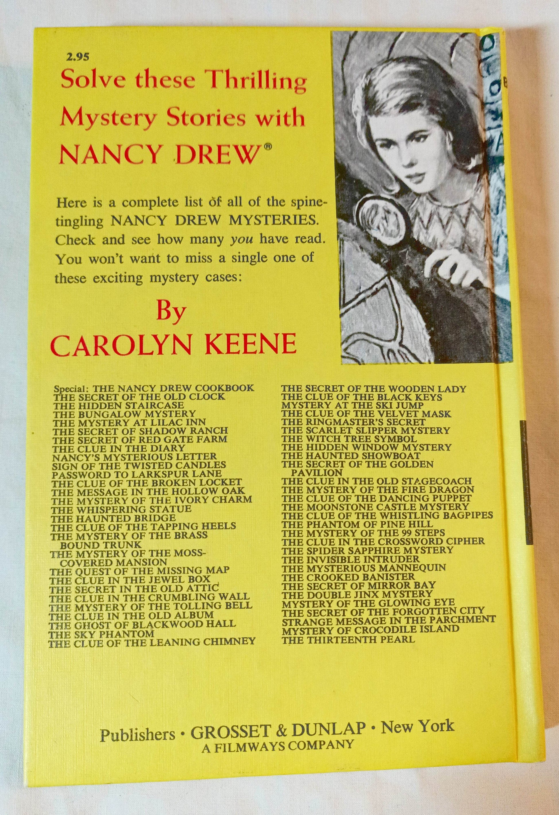 Nancy Drew Mystery Stories #3 The Bungalow Mystery Carolyn Keene 1981 - TulipStuff