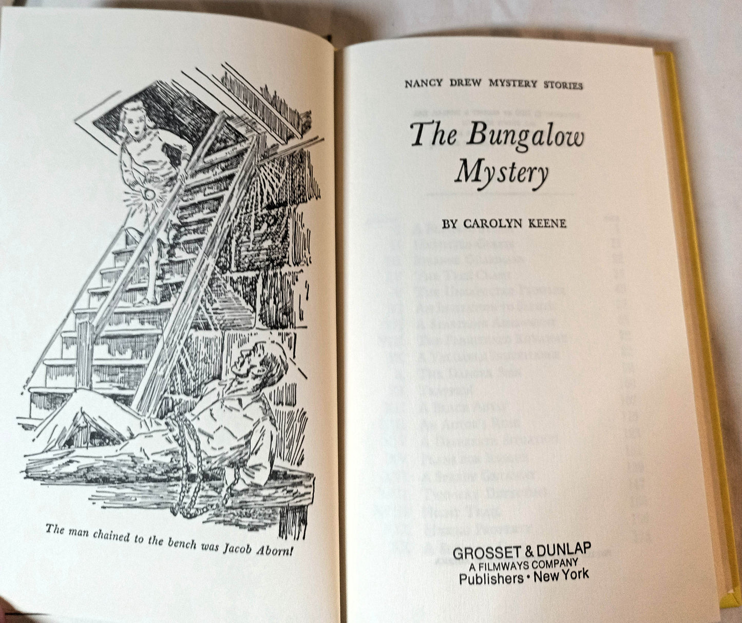 Nancy Drew Mystery Stories #3 The Bungalow Mystery Carolyn Keene 1981 - TulipStuff