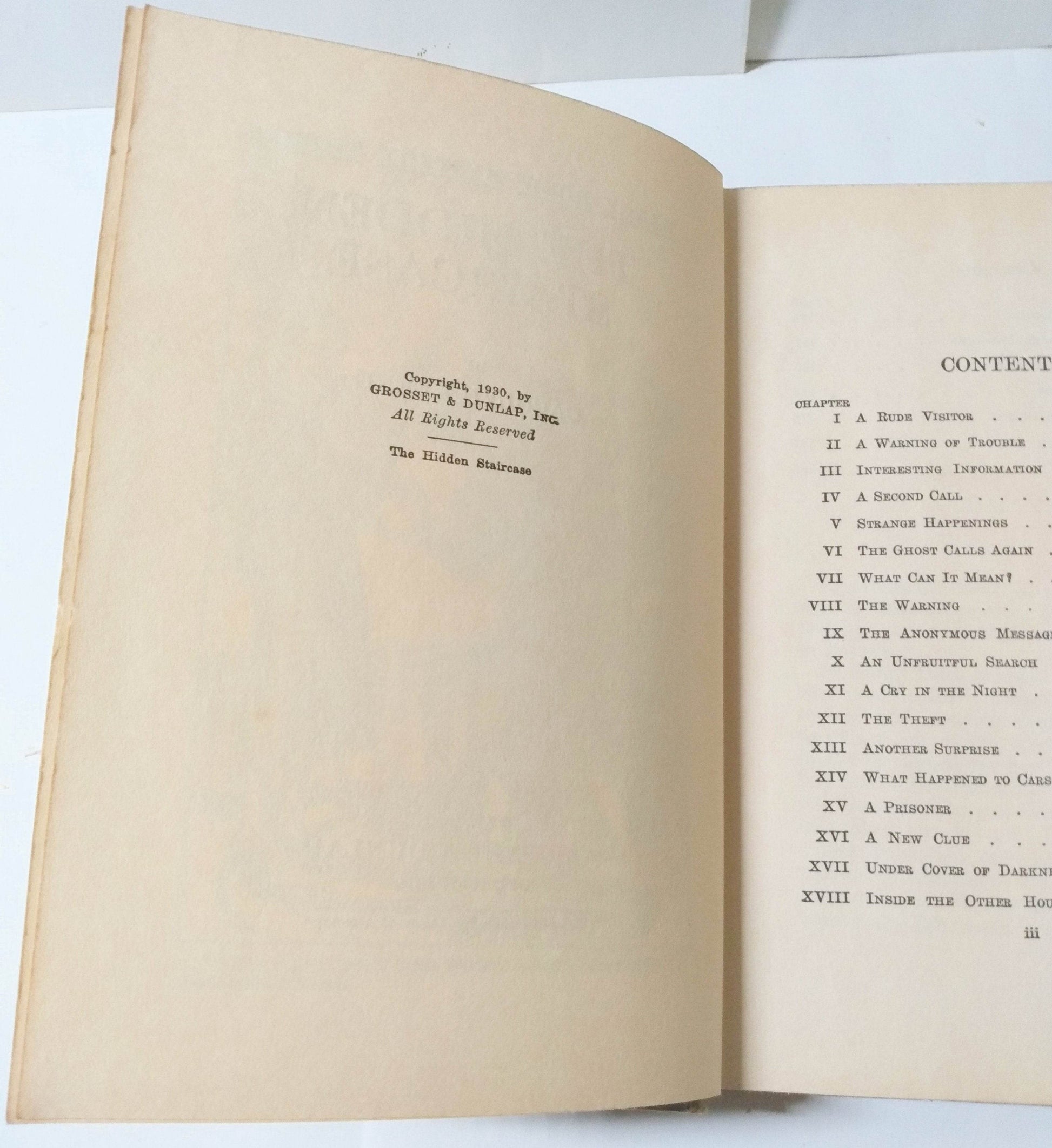 The Hidden Staircase Nancy Drew Mystery Stories Carolyn Keene 1930 - TulipStuff