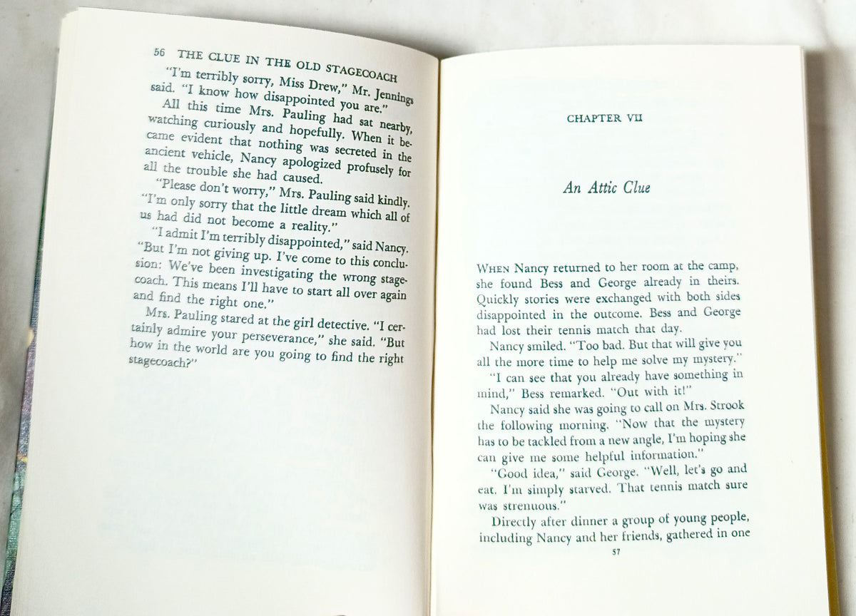 Nancy Drew Mystery Stories #37 The Clue In The Old Stagecoach 1973 - TulipStuff