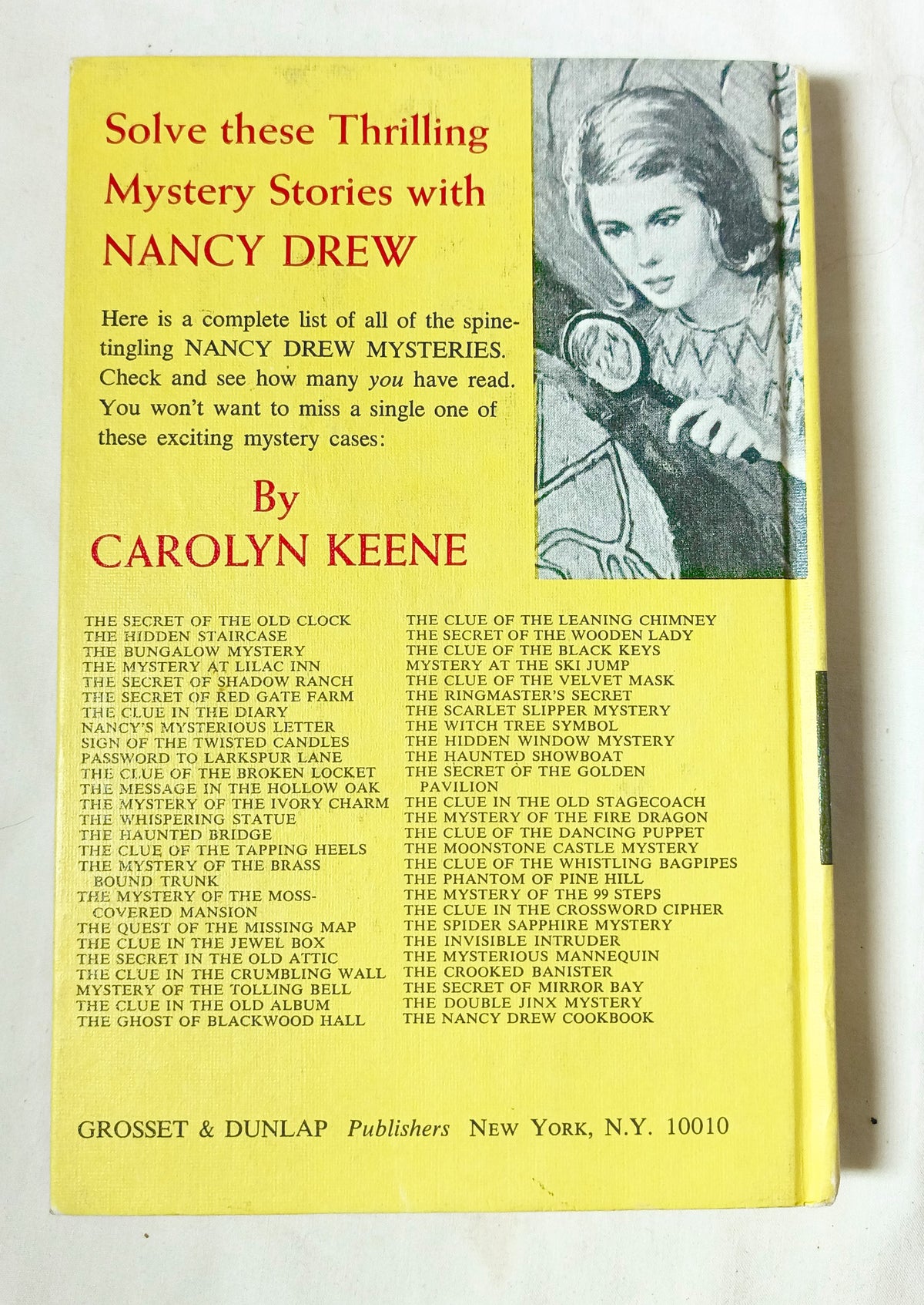 Nancy Drew Mystery Stories #37 The Clue In The Old Stagecoach 1973 - TulipStuff