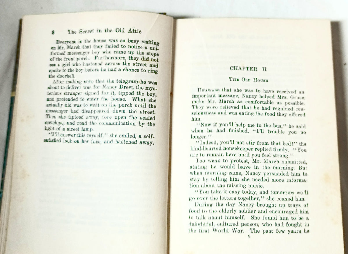 Nancy Drew Mystery Stories 21 The Secret in the Old Attic 1961 - TulipStuff