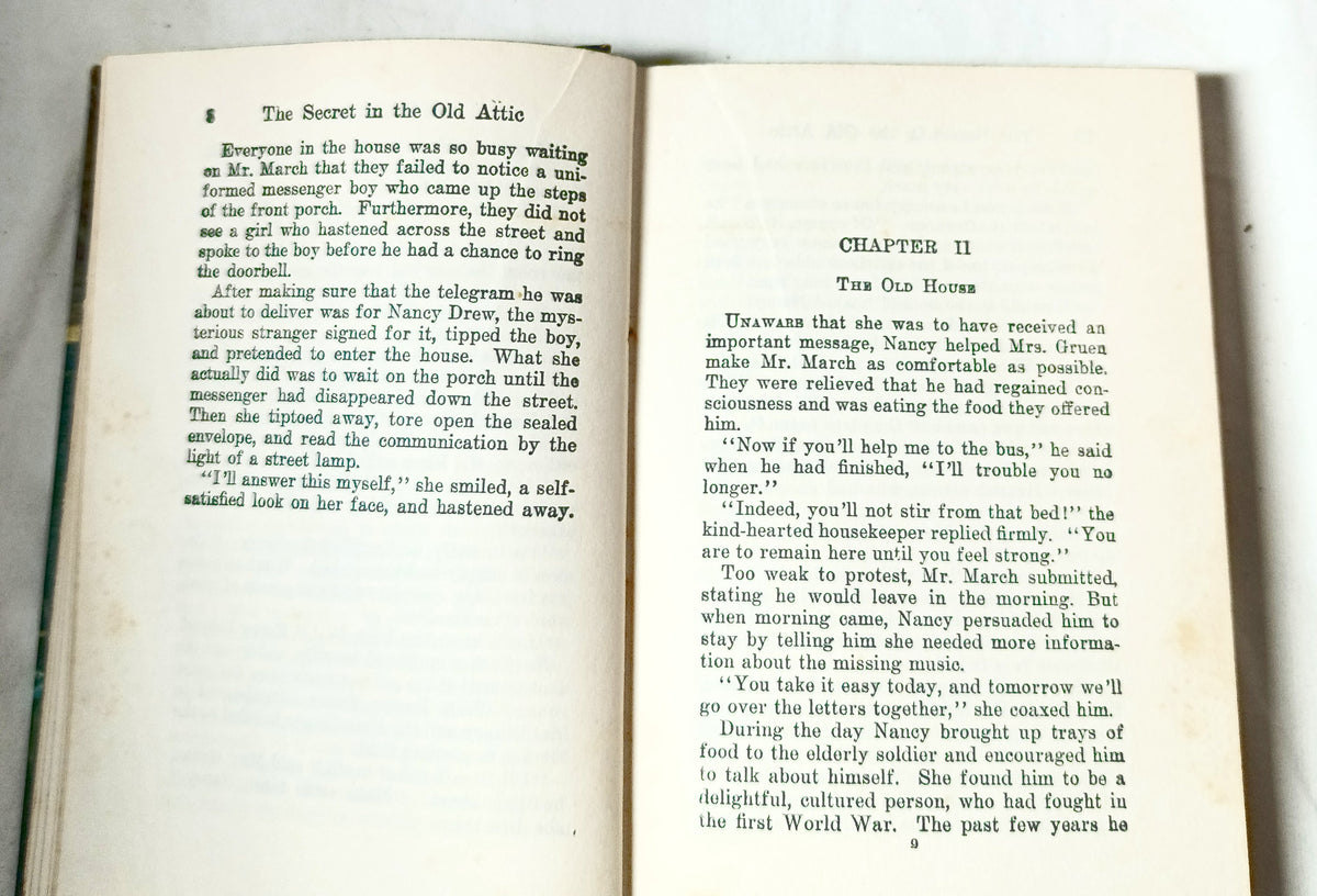 Nancy Drew Mystery Stories 21 The Secret in the Old Attic 1961 - TulipStuff