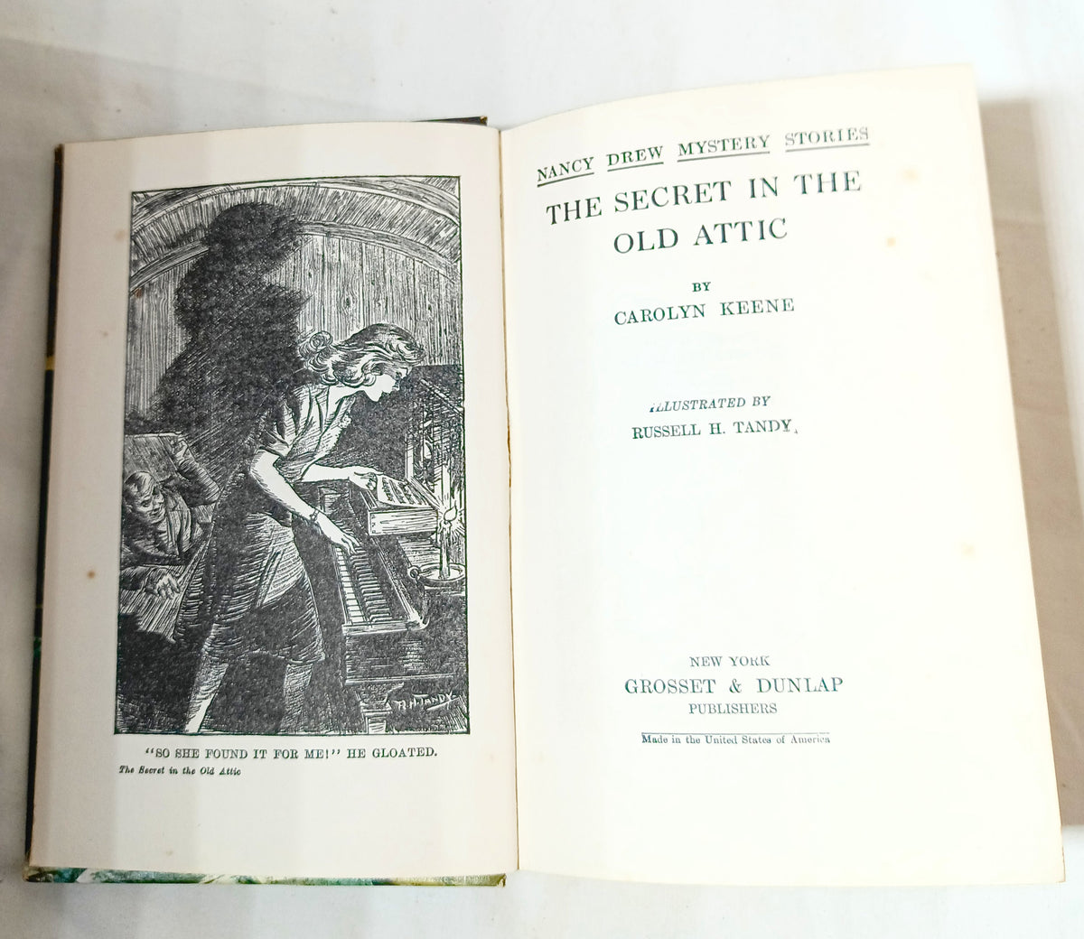Nancy Drew Mystery Stories 21 The Secret in the Old Attic 1961 - TulipStuff