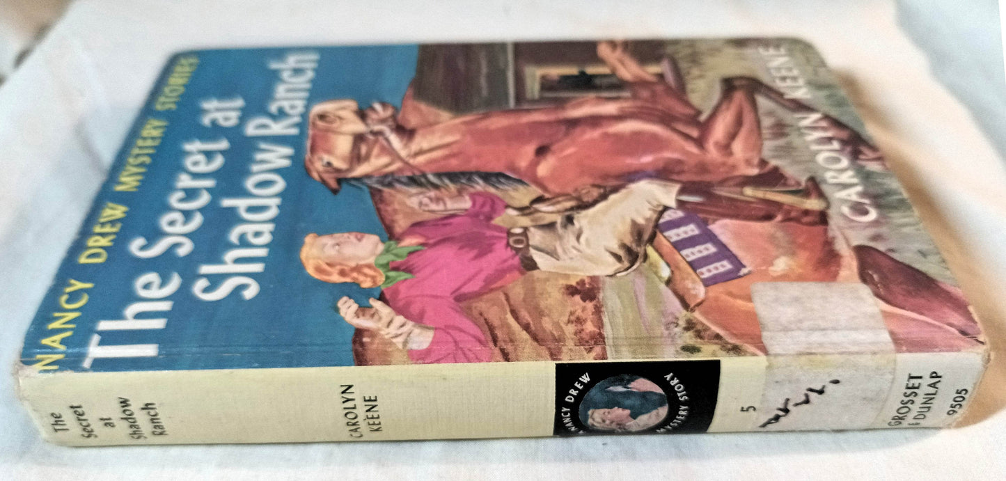 Nancy Drew Mystery #5 The Secret Of Shadow Ranch Carolyn Keene 1962 - TulipStuff