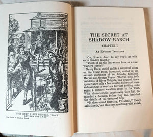 Nancy Drew Mystery #5 The Secret Of Shadow Ranch Carolyn Keene 1962 - TulipStuff