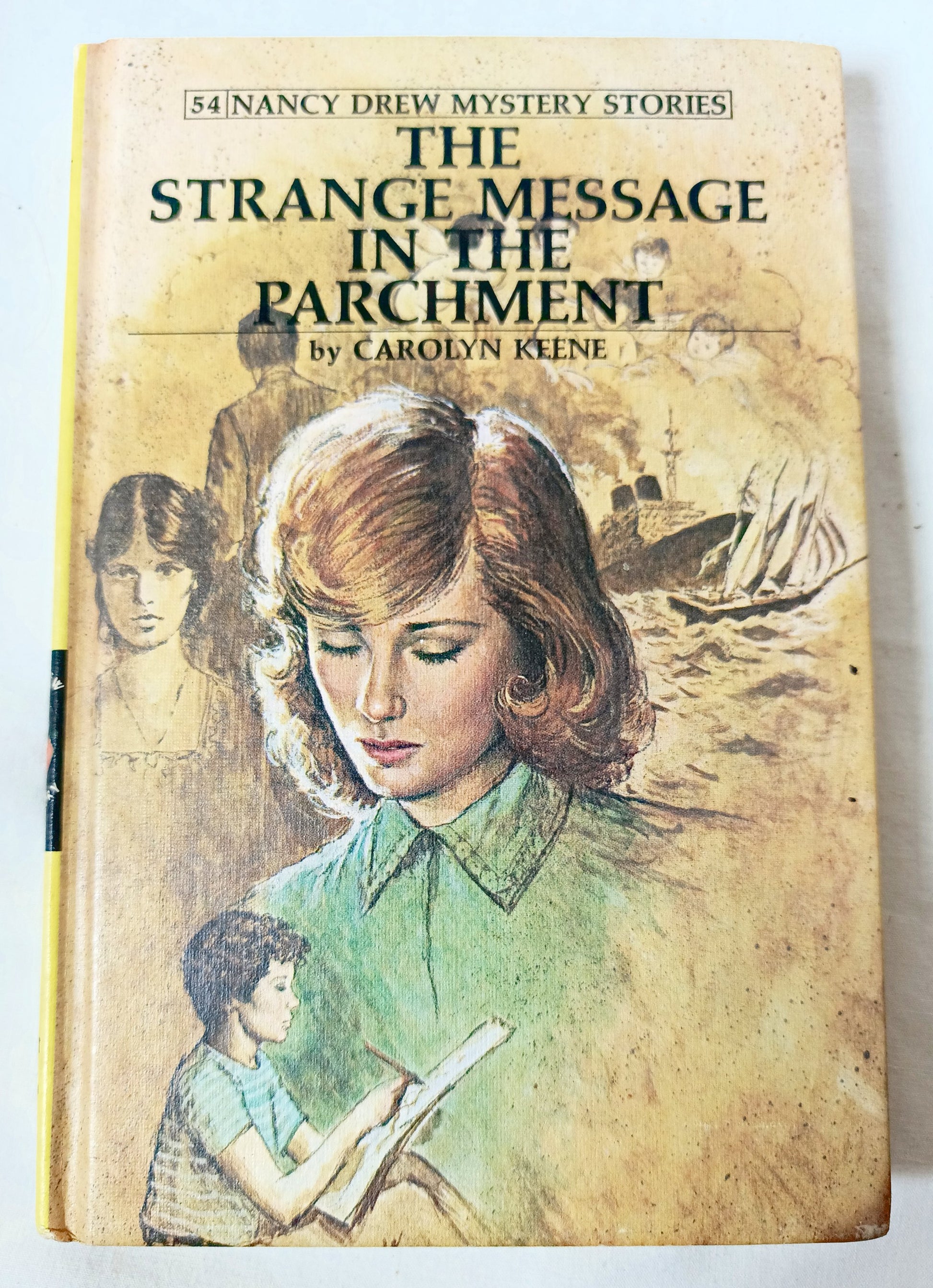 Nancy Drew Mystery #54 The Strange Message In The Parchment 1977 - Tuliptuff