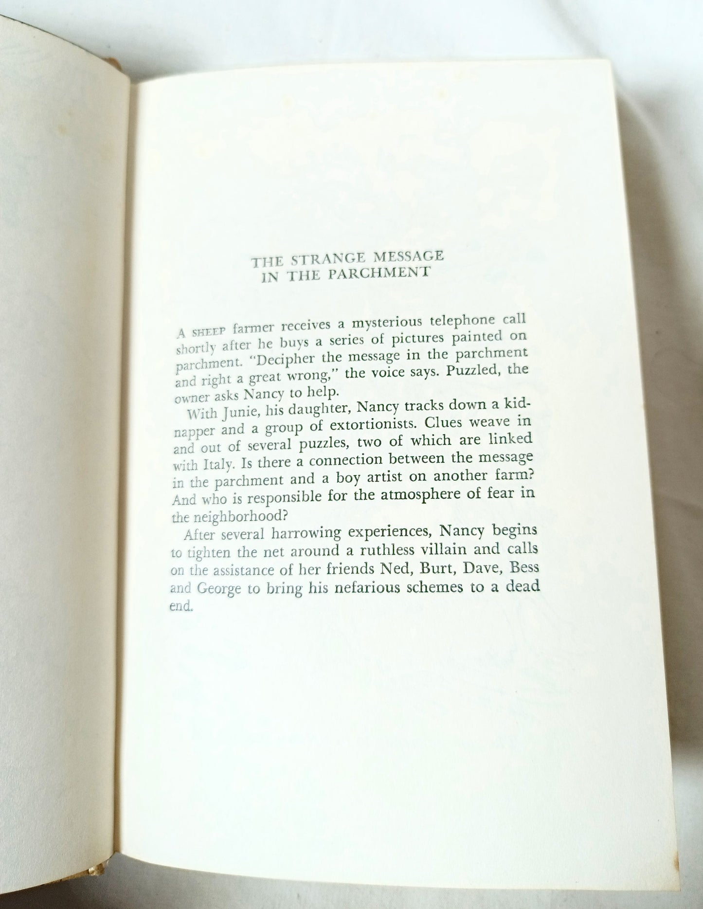Nancy Drew Mystery #54 The Strange Message In The Parchment 1977 - Tuliptuff