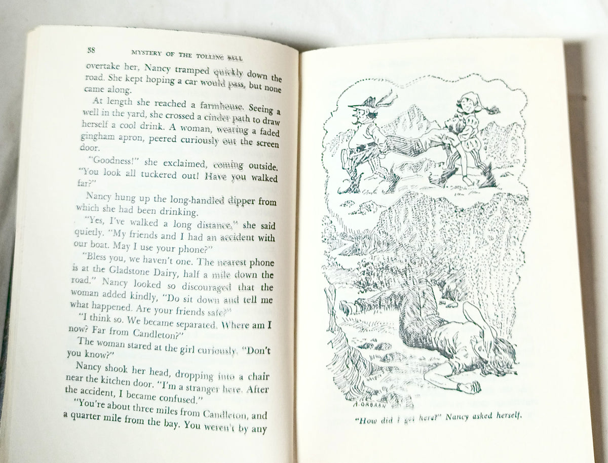 Mystery of the Tolling Bell Nancy Drew Mystery #23 Carolyn Keene 1973 - TulipStuff